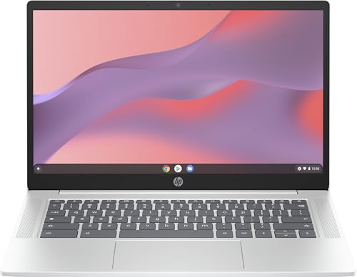 HP Chromebook 14 Zoll | Intel N100 Prozessor | 8 GB RAM | 128 GB Flash-Speicher | Intel UHD-Grafik | FHD-Display | Bis zu 12,25 Stunden Akku | Chrome OS | Dual Lautsprecher | Glacier Silver | HP Chromebook 14 Zoll | Intel N100 Prozessor | 8 GB RAM | 128 GB Flash-Speicher | Intel UHD-Grafik | FHD-Display | Bis zu 12,25 Stunden Akku | Chrome OS | Dual Lautsprecher | Glacier Silver | von HP