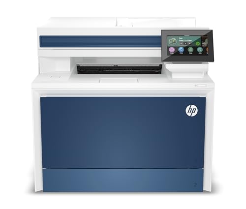 HP Color LaserJet Pro MFP 4302dw Multifunktions-Farblaserdrucker, Automatischer beidseitiger Druck, Hohe Druckgeschwindigkeit, Bis zu 50.000 Seiten pro Monat, Wi-Fi, HP Wolf Pro Security, Blau von HP
