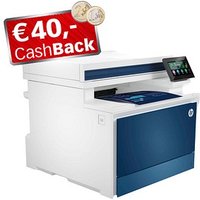 AKTION: HP Color LaserJet Pro MFP 4302fdw 4 in 1 Farblaser-Multifunktionsdrucker weiß mit CashBack von HP