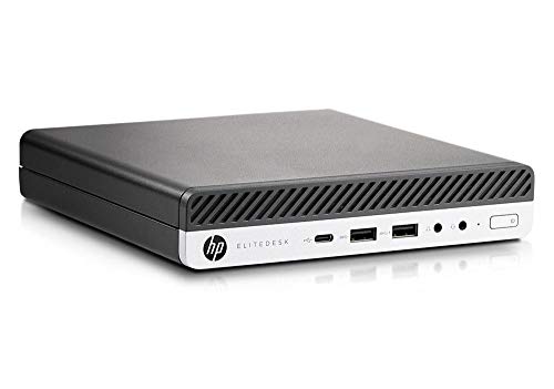 HP EliteDesk 800 G4 Desktop Mini Intel Core i5 8500T 256GB SSD Festplatte 8GB Speicher Windows 11 Pro inkl. Software Paket Computer Mini PC (Generalüberholt) von HP