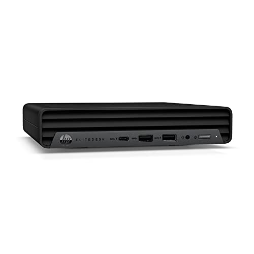 HP EliteDesk 800 G6 Desktop Mini Intel Core i5 10500T 256GB SSD Festplatte 16GB Speicher Windows 11 Pro Computer PC (Generalüberholt) von HP