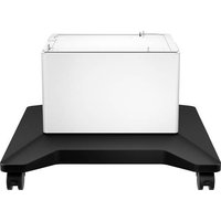 HP F2A73A M506/M527 Cabinet Drucker-Unterschrank mit Rollen Schwarz, Weiß von HP