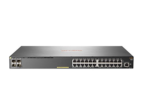 HP Hewlett Packard Enterprise Aruba 2930 F 24 G PoE + 4SFP + Verwaltete L3 Gigabit Ethernet (10/100/1000)-Power Over Ethernet (PoE) 1U Grau von HEWLETT PACKARD