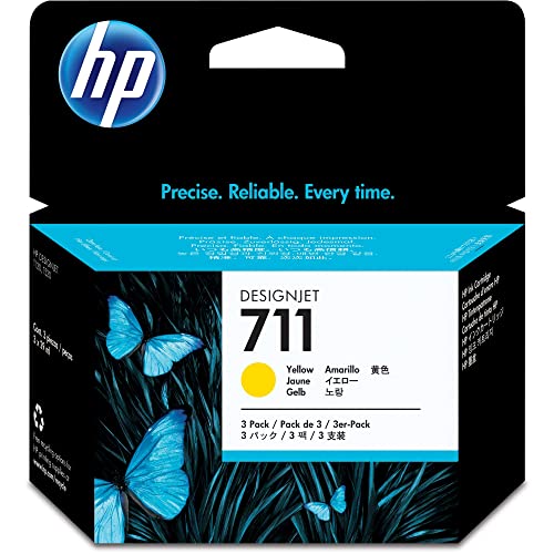 HP Inc. Ink Yellow No.711 **3-Pack**, CZ136A von hp