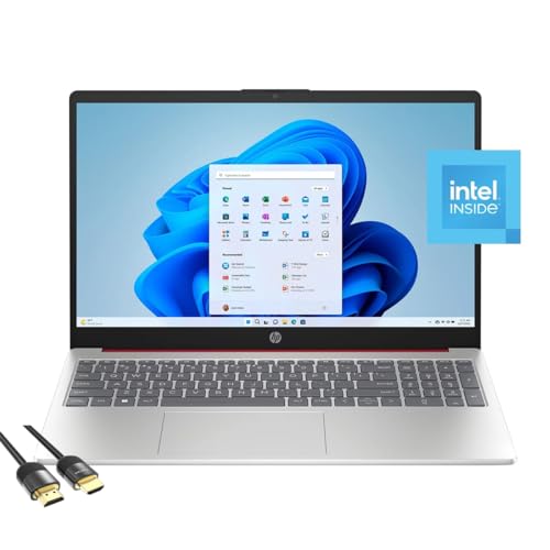 HP Laptop für Business & Studenten, 15,6 Zoll HD Anti-Glare Display, Intel 4-Cores N200, 16GB RAM, 128GB UFS, Wi-Fi 6, Webcam, HDMI, USB-C, PDG HDMI-Kabel, Windows 11 Home im S-Modus, Scarlet Red von HP