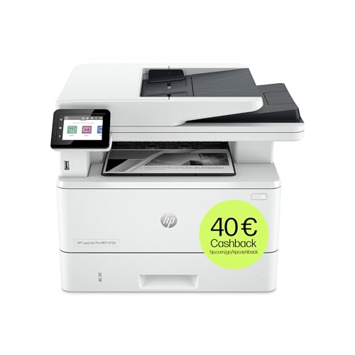 HP LaserJet Pro MFP 4102dw Multifunktions-Laserdrucker, WLAN, Automatischer beidseitiger Druck, Hohe Druckgeschwindigkeit, Bis zu 80.000 Seiten pro Monat, HP Wolf Pro Security von HP