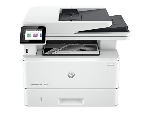 HP LaserJet Pro MFP 4102fdw Multifunktions-Laserdrucker, WLAN, Fax, Automatischer beidseitiger Druck, Hohe Druckgeschwindigkeit, Bis zu 80.000 Seiten pro Monat, HP Wolf Pro Security von HP