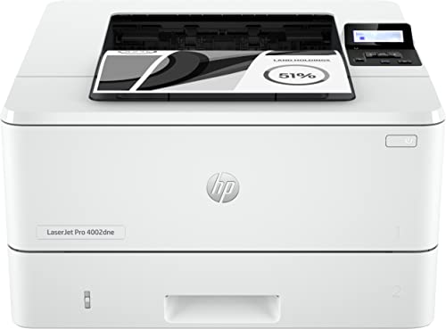 HP Laserjet Pro 4002dne Multifunktions-Laserdrucker (Drucker, Scanner, Kopierer, WLAN, LAN, Duplex, Airprint, mit HP+ für Business), Weiß von HP