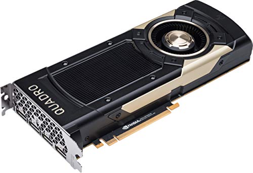 HP NVIDIA Quadro GV100 32GB HBM2 PCIe 3.0 x16-4x DisplayPort Grafikkarte für Workstation Z4 G4 (1000 Watt, 750 Watt) Z8 G4 von HP