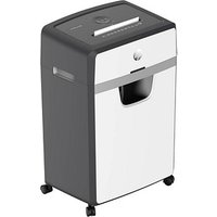 HP OneShred 16MC Aktenvernichter mit Partikelschnitt P-5, 2 x 15 mm, bis 16 Blatt, weiß von HP