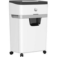 HP OneShred 18CC Aktenvernichter mit Partikelschnitt P-4, 4 x 35 mm, bis 18 Blatt, weiß von HP