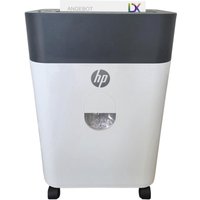 HP OneShred Auto 100CC Aktenvernichter mit Partikelschnitt bis 100 Blatt weiß von HP Inc.