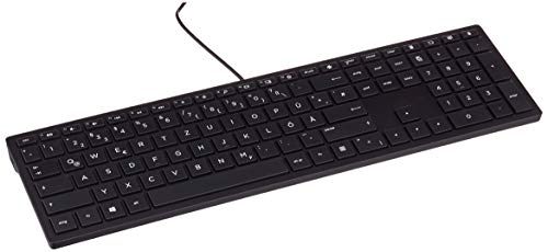 HP Pavilion 300, 4CE96AA #ABD, verkabelte Tastatur, schwarz, QUERTZ-Layout, Bilder zu Informationszwecken von HP