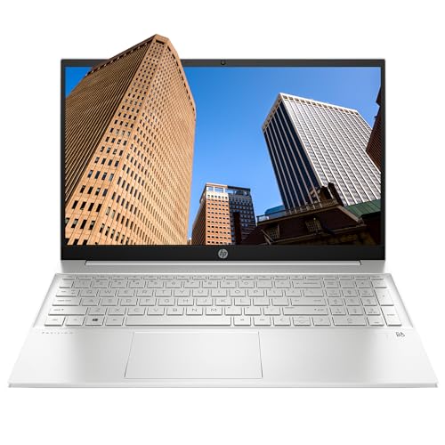 HP Pavilion Laptop, 15.6" IPS FullHD Display, AMD Ryzen 5 7530U, 32 GB DDR4 RAM, 512 GB PCIe SSD, AMD Radeon-Grafik, Wi-Fi 6, QWERTZ Tastatur, Windows 11 Home, Silber+ NPO Rucksack + Type-c von HP