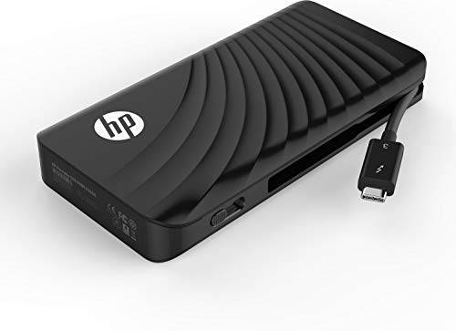 HP Portable P800 256GB Externe SSD Thunderbolt 3 Schwarz 3SS19AA#ABB von HP
