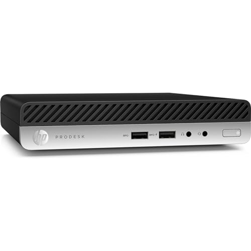 HP ProDesk 400 G5 Mini-PC Desktop-Computer Intel i5-9400T RAM 16GB SSD 512GB Windows 11 Office 2021 (Generalüberholt) von HP