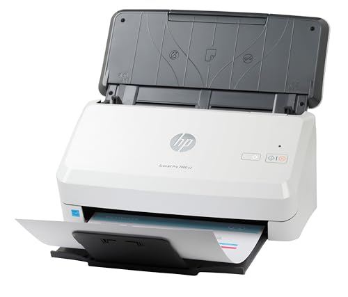 HP ScanJet Pro 2000 s2, Scanner, Einzelblattzufuhr, 50-Blatt ADF, USB 3.0, bis zu 3.500 Seiten täglich, Kurzbefehle von HP