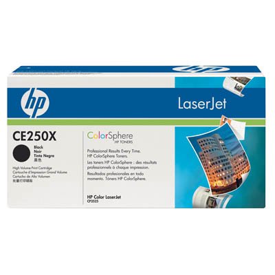 HP Toner CE250X, schwarz (ca. 10500 Seiten) Verbrauchsmaterial von HP