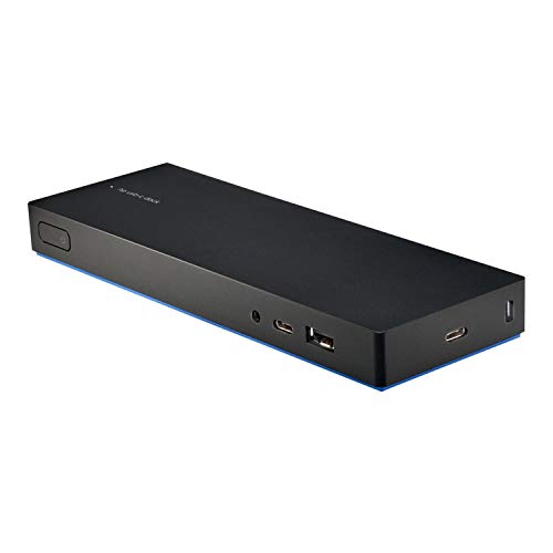 HP USB-C (3FF69AA) Dock G4 Dockingstation – GigE 90 Watt GB für Laptops, Business-Monitore und Workstations – Schwarz von HP