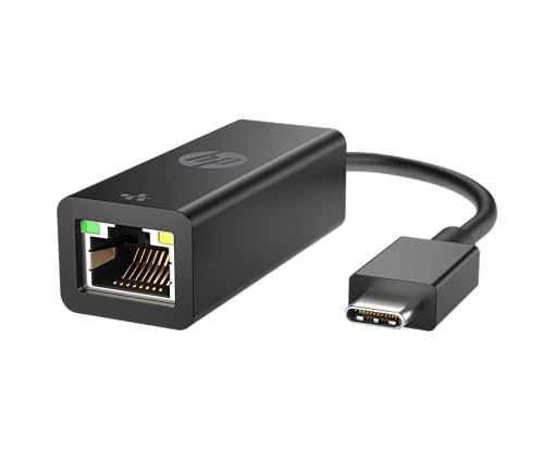 HP USB-C-zu-RJ45-Netzwerkadapter mit Status-LED, Schwarz HP USB-C-zu-RJ45-Netzwerkadapter mit Status-LED, Schwarz von HP