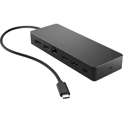 HP Universal USB-C Multiport Hub - Dockingstation - USB-C - HDMI, DP - Smart Buy - für Omen by HP Laptop 16, Victus by HP Laptop 15, 16, Laptop 14, 15, ZBook Fury 16 G9 HP Universal USB-C Multiport Hub - Dockingstation - USB-C - HDMI, DP - Smart Buy - für Omen by HP Laptop 16, Victus by HP Laptop 15, 16, Laptop 14, 15, ZBook Fury 16 G9 von HP