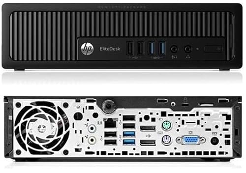 HP i5 EliteDesk 25cm Silent Mini-PC Business Office Multimedia Computer mit 3 Jahren Garantie! | Intel®Core® i5 4430S 4x3.20GHz | 16 GB RAM | 512 GB SSD | USB3 | Windows 11 Prof. 64-Bit | #7276 von HP