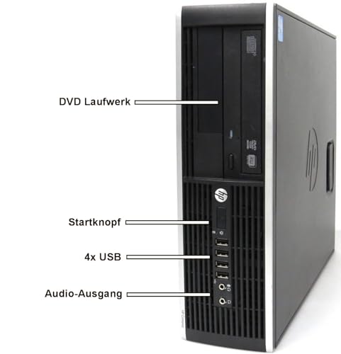 HP i5 Silent Business Office Computer mit 3 Jahren Garantie! Intel Core i5 3470 3.2 GHz - 16 GB - 512 GB SSD - WLAN - USB 3.0 - Win11 - MS Office 2010-8029 von HP