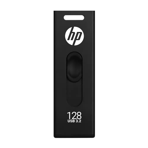 HP x911w USB SSD 3.2 Flash-Laufwerk 128GB, 500MB/s Lesegeschwindigkeit, 450MB/s Schreibgeschwindigkeit, Push-und Pull-Design von HP