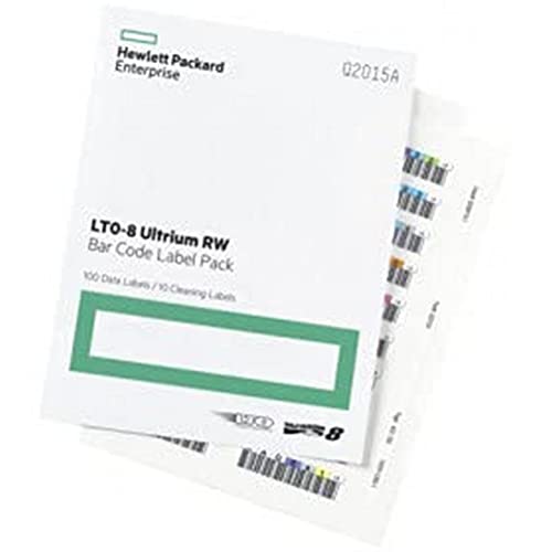 HPE LTO-8 30TB RW BAR Code Label Pack HPE LTO-8 30TB RW BAR Code Label Pack von HP