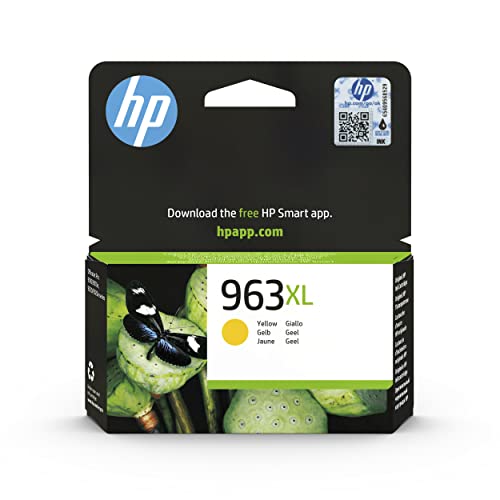 HP 963XL (3JA29AE) Gelb Original Druckerpatrone mit hoher Reichweite für HP OfficeJet Pro 9010, 9012, 9015, 9016, 9019, 9020, 9022, 9025 von HP