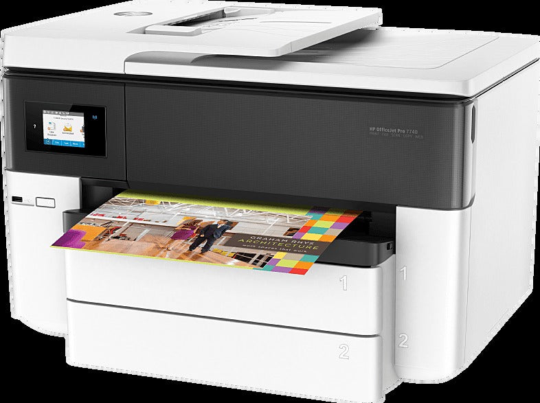 Hp Office Jet Pro 7740 Wide Format 4 In 1 Tintenstrahl Multifunktionsdrucker Wlan B-Ware von HP