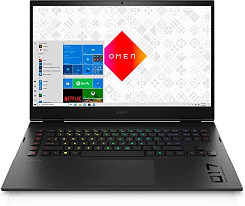 OMEN Gaming Laptop | 17,3" QHD IPS 165Hz Display | Intel Core i9-11900H | 32GB DDR4 RAM | 1TB SSD | NVIDIA GeForce RTX 3080 | Windows 11 | 4 Zonen RGB QWERTZ Tastatur | Shadow Black von HP