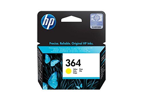 Original Tinte passend für HP OfficeJet 7515 HP 364, NO364, Nr 364 CB320EE, CB320EEABB, CB320EEABE, CN683E - Premium Drucker-Patrone - Gelb - 300 Seiten - 3 ml von HP