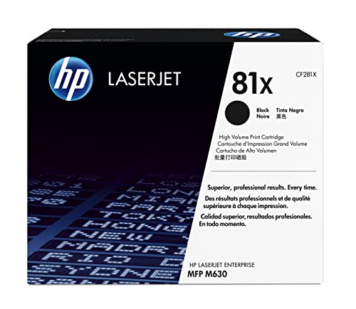 Original Toner No.81X CF281XL für hp LaserJet, schwarz von HP