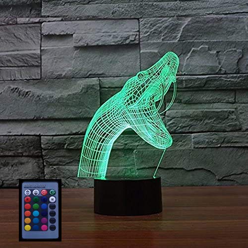 HPBN8 Ltd 3D Schlange Illusions LED Lampen Tolle 7/16 Farbwechsel Fernbedienung Berühren Tabelle Schreibtisch-Nacht licht mit USB-Kabel für Kinder Schlafzimmer Geburtstagsgeschenke Geschenk HPBN8 Ltd 3D Schlange Illusions LED Lampen Tolle 7/16 Farbwechsel Fernbedienung Berühren Tabelle Schreibtisch-Nacht licht mit USB-Kabel für Kinder Schlafzimmer Geburtstagsgeschenke Geschenk von HPBN8 Ltd