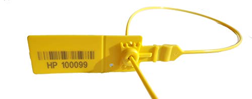 L-Seal lange Durchziehplombe 50cm lang 100 Stück mit Barcode und Nummerierung von HPC Sekure