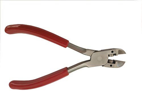 Plombenzange mit Seitenschneider 8mm Stempel rote Griffschalen 1 Stück von HPC Sekure