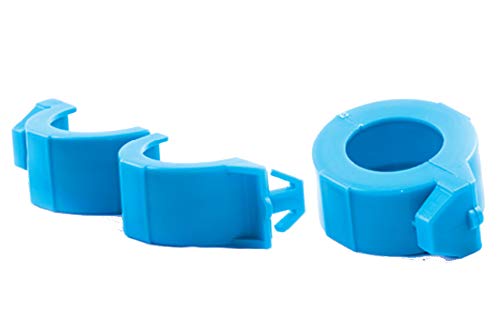 Rohrverschraubungsplombe - Plombierschelle (3/4 Zoll 27/31mm) blau 50 Stück von HPC Sekure