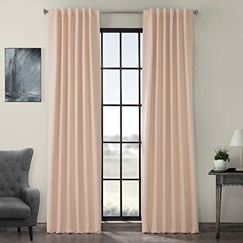 HPD Half Price Drapes BOCH-141314-108 Vorhang zur Raumverdunkelung, Dekor, 127 x 274 cm, 1 Vorhang, Pfirsich (Bellini Peach) von HPD Half Price Drapes