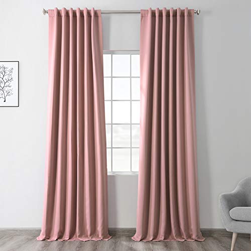 HPD Half Price Drapes BOCH-171518-96 Vorhang zur Raumverdunkelung, Raumdekoration, 127 x 244 cm, 1 Vorhang, Rouge (Fresco Blush) von HPD Half Price Drapes