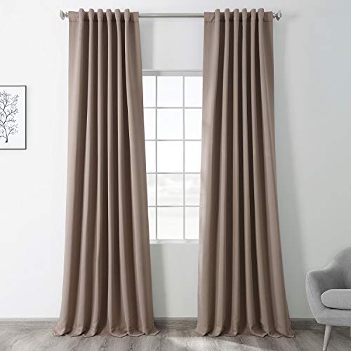 HPD Half Price Drapes BOCH-2018111-96, 127 x 244 cm, formelles Taupe von HPD Half Price Drapes