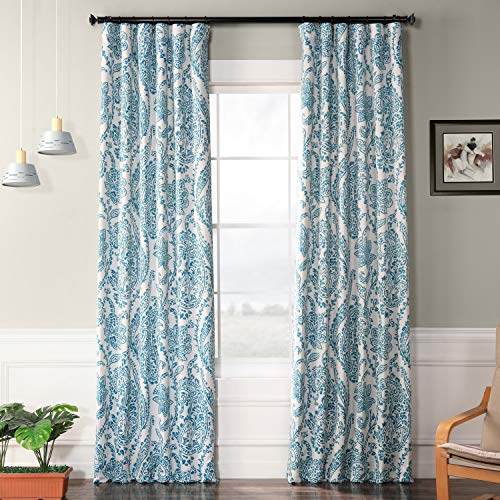 HPD Half Price Drapes BOCH-KC16072E-120 Verdunklungsvorhang (1 Panel), 50 x 120 cm, Tea Time Teal von HPD Half Price Drapes