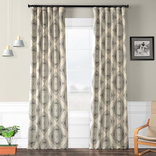 HPD Half Price Drapes BOCH-KC27B-108 Verdunklungsvorhänge für Schlafzimmer, Wohnzimmer (1 Panel), Polyester-Mischung, Mehrfarbig, 50 in x 108 in von HPD Half Price Drapes