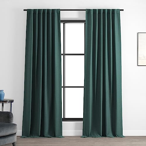 HPD Half Price Drapes BOCH-PL1807-120 Bellino Raumverdunkelungsvorhang (1 Panel), 50 x 120, Bayberry Teal von HPD Half Price Drapes