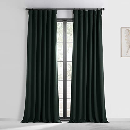 HPD Half Price Drapes HPD Vorhang für Raumverdunkelung, 127 x 274 cm (1 Panel), BOCH-194906-108, Dark Mallard, Polyester-Mischung, 50 in x 108 in von HPD Half Price Drapes