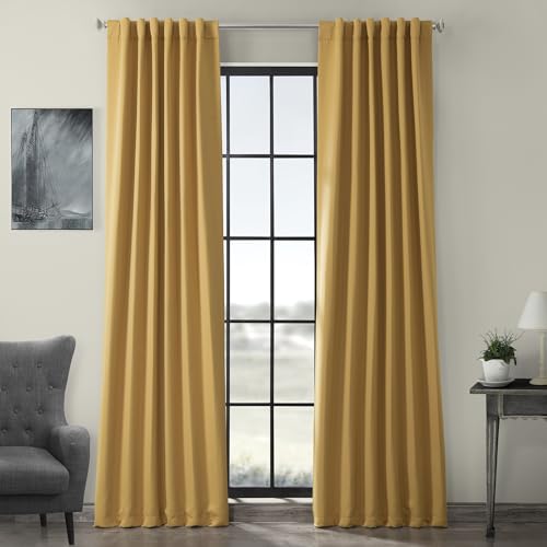 HPD Half Price Drapes Raumverdunkelungsvorhänge, 274 cm lang, für Schlafzimmer und Wohnzimmer (1 Panel), 127 x 274 cm, Ringelblume von HPD Half Price Drapes