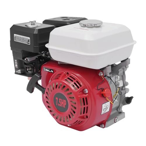 4 Takt Motor, GX210 7.5PS Benzinmotor, Viertakterssatzmotoren, Kart Engine, Motoren, Gasbetriebener Tragbarer Generator, Stromerzeuger für Go-Karts Hochdruckreiniger und Mehr (7.5PS) von HPDTZ