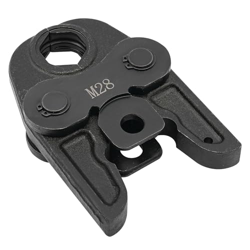 Crimpzangenbacke, Kompakte Presswerkzeugbacke, Pressbacke für Crimpzange M28 für die Anwendung bei Kupferrohren Edelstahlrohren und Aluminiumrohren mit Rohrdurchmesser von 28mm (M28) von HPDTZ