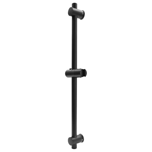 Duschstange für Handbrausen Höhenverstellbar Wandmontage Duschkopfhalter Edelstahl 66 cm für Badezimmer für Flexible Anpassung (Schwarz) von HPDTZ