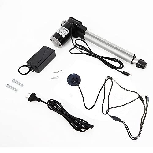 HPDTZ 230mm Elektrisch Recliner Ersatzmotor Linearantrieb mit 6000N Motorantrieb 24VDC Hublänge für Sessel und Elektrische Liegen Handsteuerung von HPDTZ